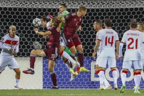 Türkiye, Letonya'ya deplasmanında 2-1 galip geldi.
