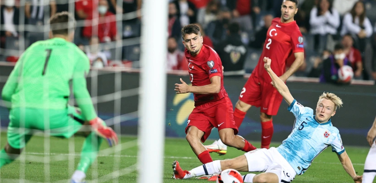 A Milli Takım, Norveç ile 1-1 berabere kaldı.