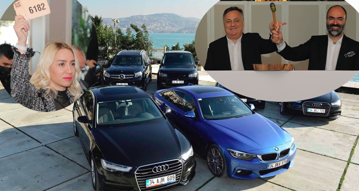 “Premium” otomobil ihalesinde değeri 23 milyona ulaşan 25 araç satın alındı.