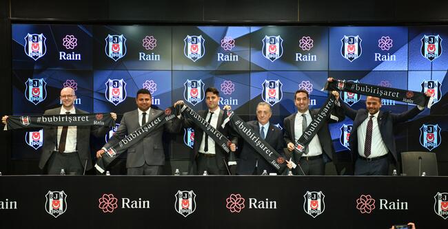 Rain Türkiye Beşiktaş’ın Yeni Ana Sponsoru Oluyor