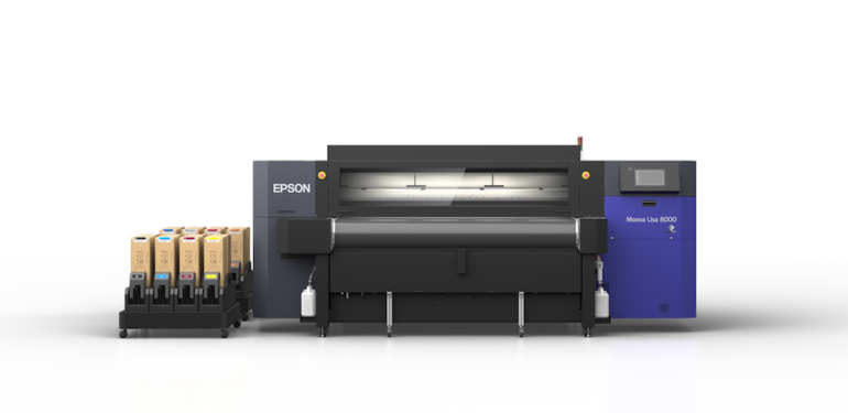 Epson, saatte 155 metrekarelik tekstil baskısı yapan Monna Lisa’yı tanıtacak!