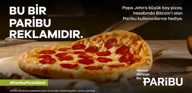 Paribu Pizza Günü ile Bitcoin tarihindeki ilk alışveriş kutlanıyor.