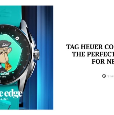 NFT şimdi de TAG Heuer'ın akıllı saat modellerinde