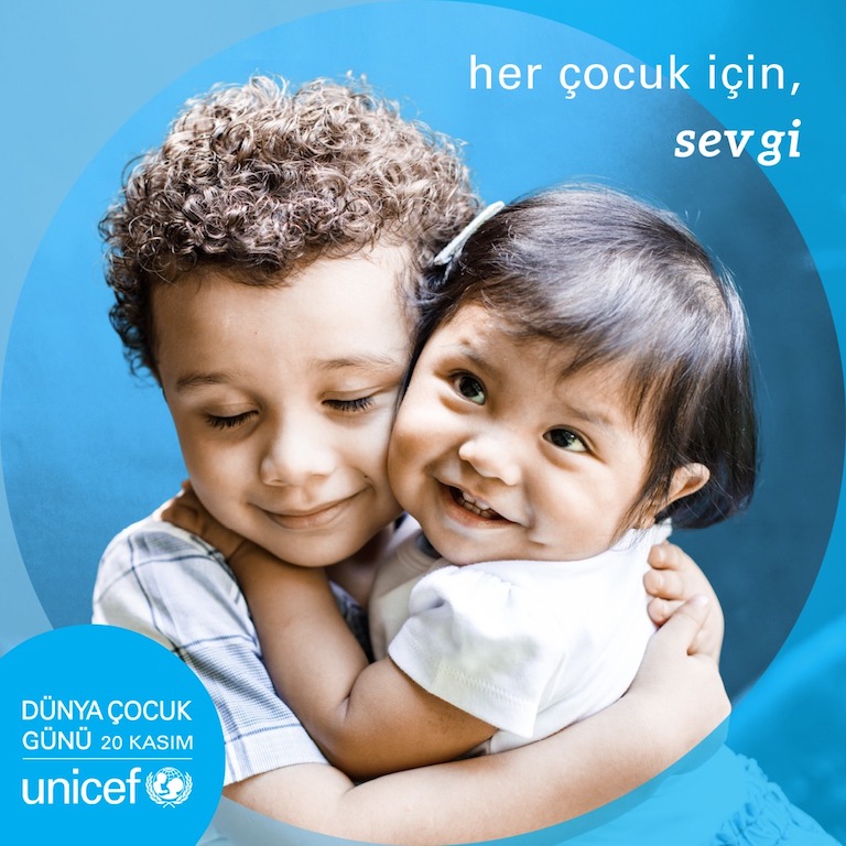 UNICEF Türkiye, Dünya Çocuk Günü'nünde herkesi “Tek Bir Takım” olmaya çağırdı