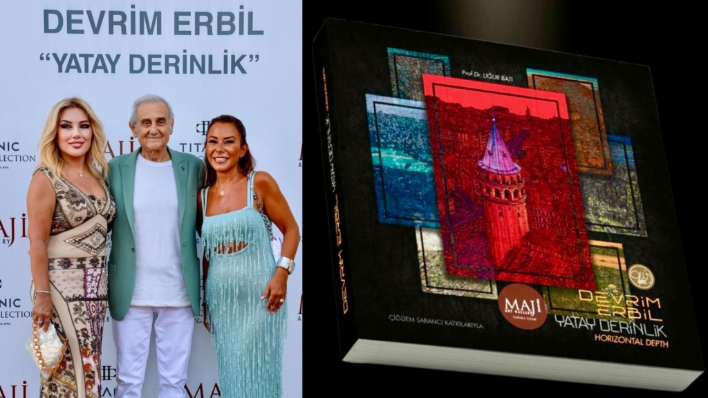 Ressam Devrim Erbil'in yeni kitabı Yatay Derinlik tanıtıldı