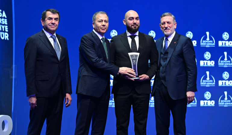 BTSO Ekonomiye Değer Katanlar Ödül Töreni: REVEGO’ya Yeşil Çevre Ödülü