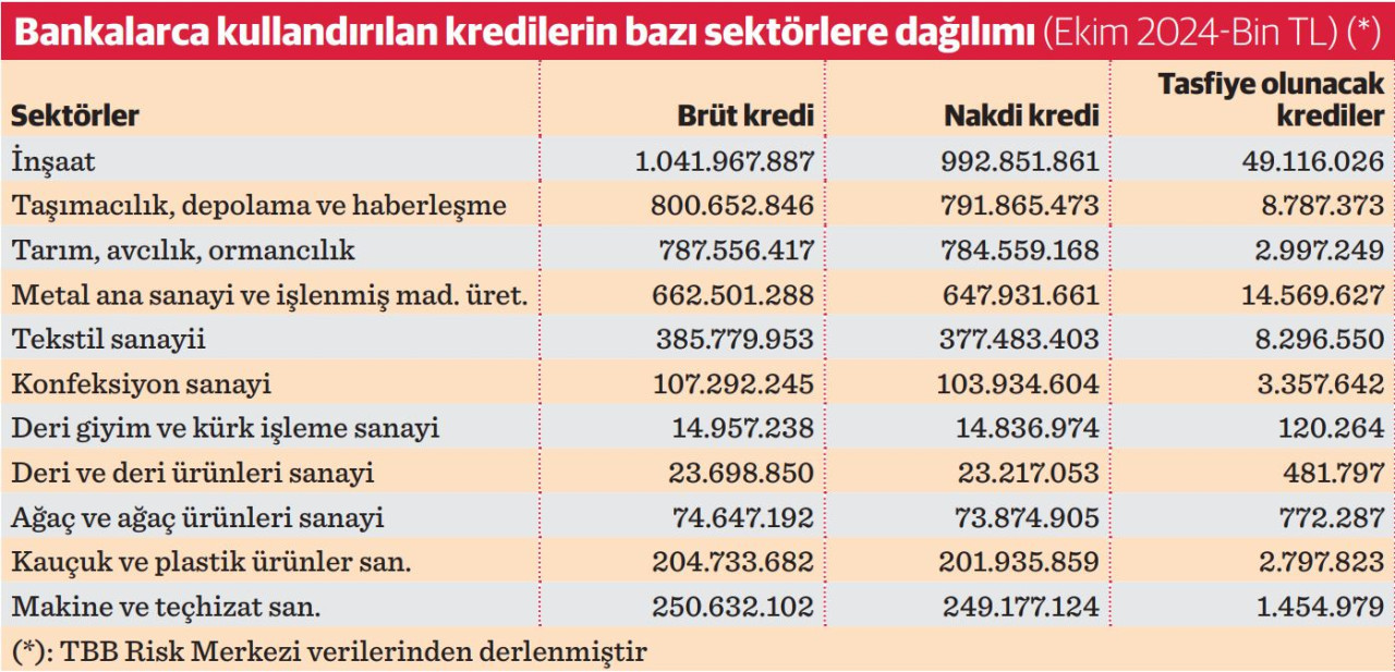 Kredi Dağılımı ve Yapılandırma İhtiyacı