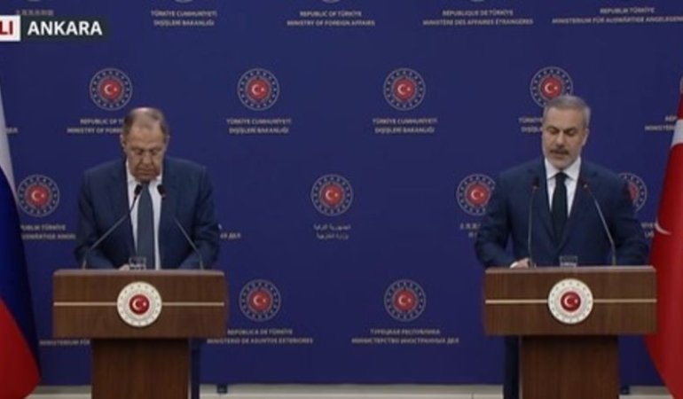 Dışişleri Bakanı Fidan ve Rus mevkidaşı Lavrov görüştü