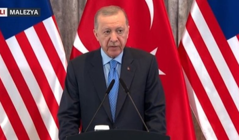 Erdoğan ve Enver İbrahim Ortak Basın Toplantısı Düzenledi
