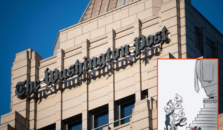 Jeff Bezos’un Washington Post’u, tekno-milyarderleri eleştiren karikatüristi sansürledi