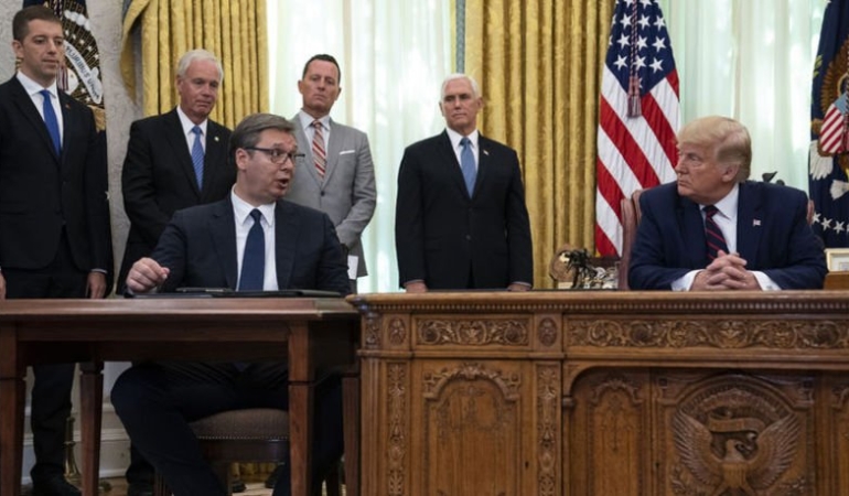 ABD Sırbistan petrol dalına yaptırımları 2 ay erteledi