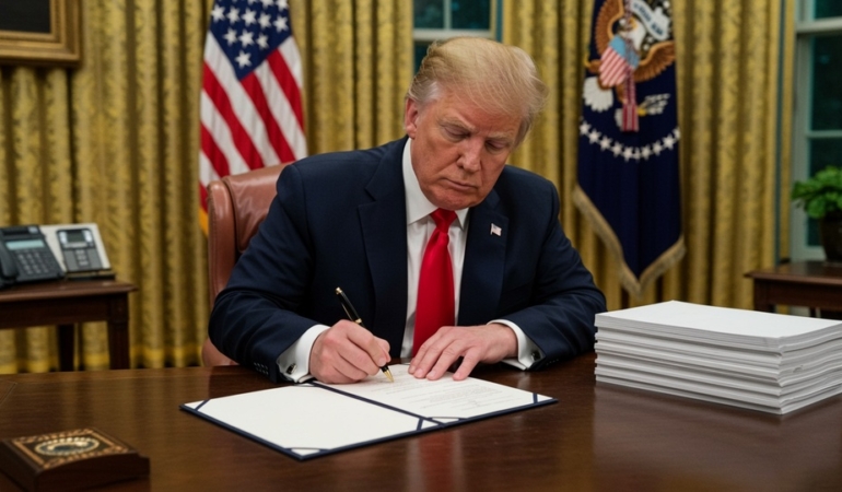 Trump, araba tarifelerine yönelik kararnameyi imzaladı