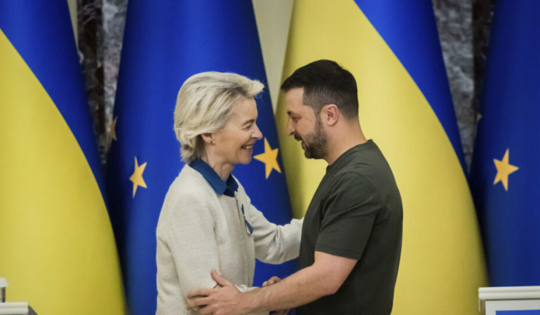 Zelenskiy AB’nin Rusya’ya yaptırım paketini görüştü