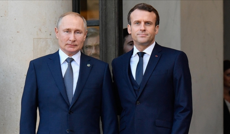 Putin ve Macron, Orta Doğu ve Ukrayna’yı görüştü