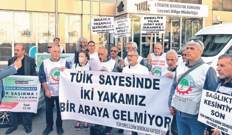 TÜİK ‘emekliler gelmesin’ dedi