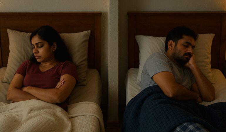 Yeni evli Hintliler bu yüzden ayrı ayrı evlerde kalıyorlarmış