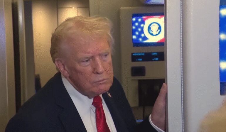 Gazze’nin vurulduğunu gazeteciden öğrenen Trump’ın tepkisi dikkat çekti