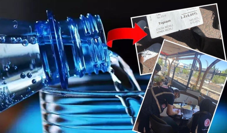 İki su için çıkardığı hesap başını yaktı