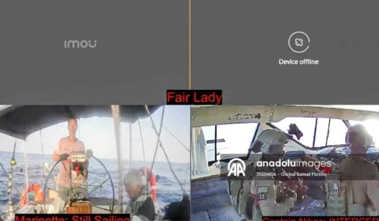 İsrail’in Küresel Sumud Filosu’na saldırısı sürüyor