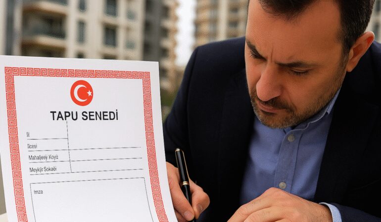 Tapunuzda bu yazı varsa yandınız: Eviniz sizin değil