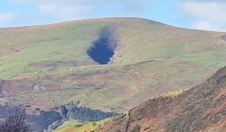 Dağda bir anda devasa çukur belirdi: ‘Şeytan deliği’ denilen gizem çözüldü