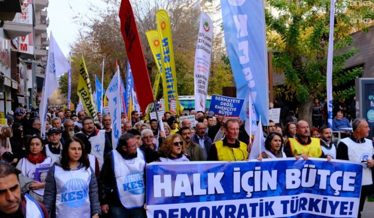 KESK’ten Eskişehir’de yürüyüş: Emekten ve halktan yana bütçe istiyoruz