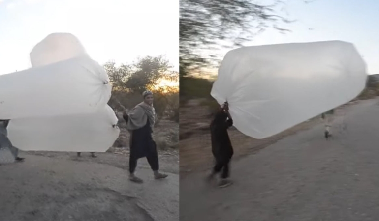 Ölümü göze alıp naylon torbalara doldurup evlerinde kullanıyorlar