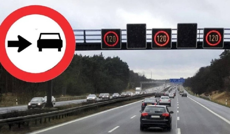 Trafikte kırmızı daire içinde siyah ok tabelası merak uyandırdı: İşte anlamı