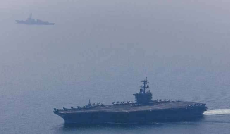 ABD bir elini uzatırken, diğer elini tetikte tutuyor: Uçaklar Kıbrıs’ta, filo İran’ın önünde