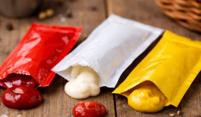 Tek kullanımlık sos paketleri tarih oluyor