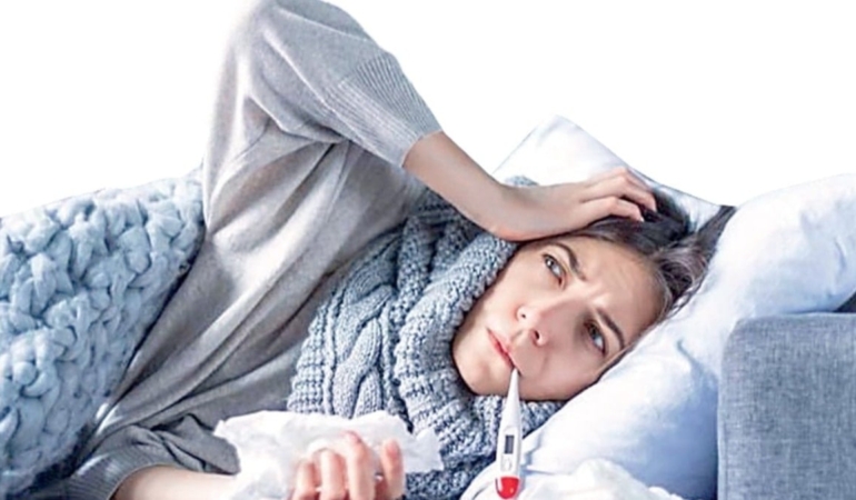 Grip baharda da peşimizi bırakmadı