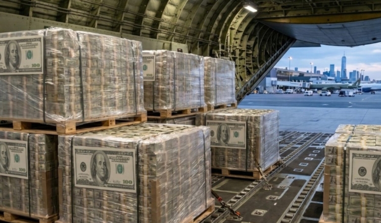 ABD’den bir rest de komşuya: Uçaklarla gönderdiği dolarları kesti