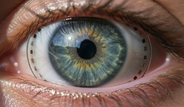 Göz içine entegre cihaz dönemi başladı: Hem ölçüyor hem görüntü sağlıyor