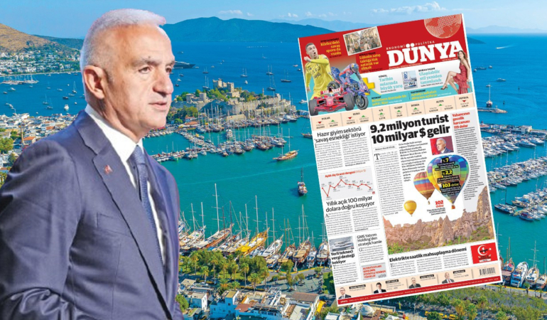 Turizm geliri rekor kırdı, turist sayısı 3 milyonu aştı