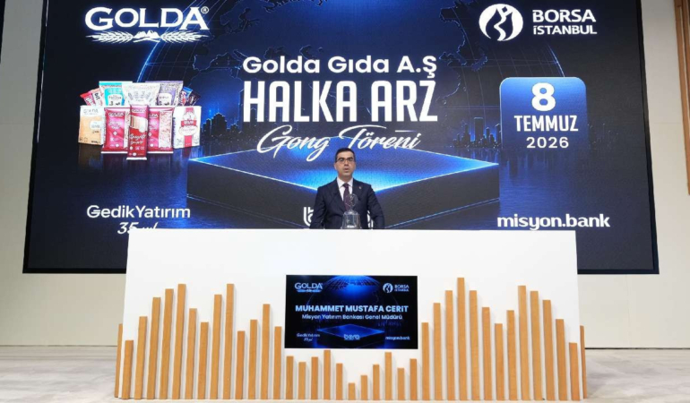Borsa İstanbul’da gong Golda Besin Sanayi ve Ticaret AŞ için çaldı