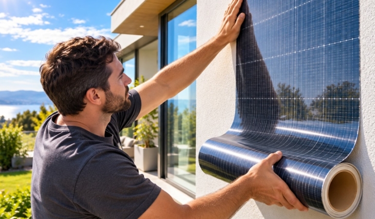 Çatıya Rulo Yapıştırıp Güneş Enerjisi Üretiyor: HeliaSol ile Hafif Yüzeyler De Elektrik Kaynağı Oldu