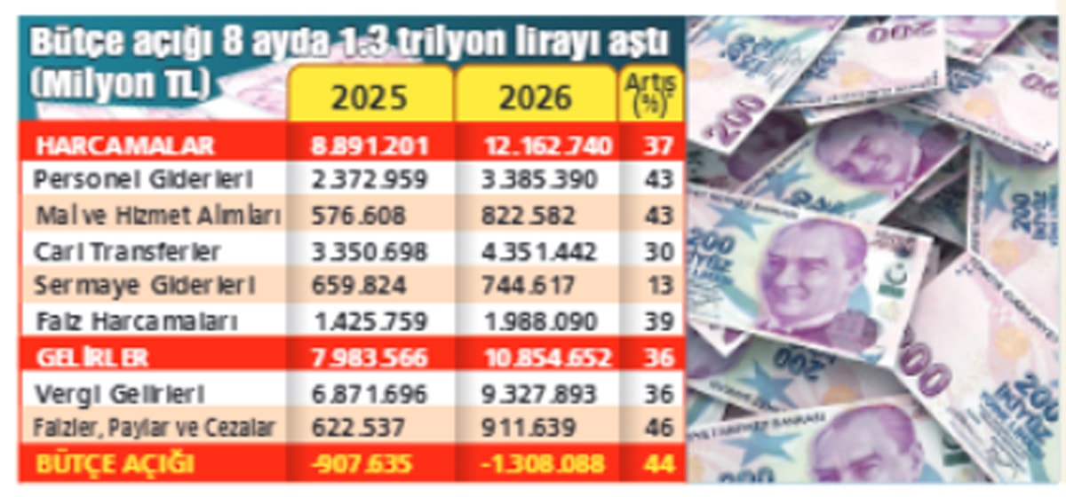 Merkezi bütçe ve SGK aktarımları